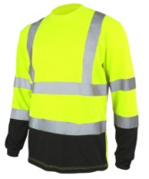 Bluză reflectoare Art.MaSter T-Ref cat I Yellow/Black, s.XXL imaginea #2 — magazin online Desire.md