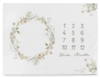 Covor joc pentru copii Ceba Baby Milestone Basic Summer Flowers 92x72cm (W-309-000-736)