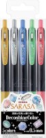 Набор гелевых ручек Zebra Sarasa Clip Decoshine (56064) 5pcs