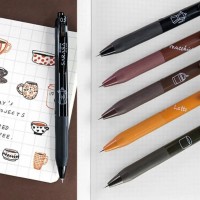 Набор гелевых ручек Zebra Sarasa Clip Study with Coffee (56061) 5pcs фото №3 — интернет-магазин Desire.md