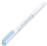 Маркер Zebra Mildliner Blue (56077)