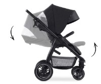 Carucior Hauck Saturn R Melage Black 2in1 (HK.125430) imaginea #2 — magazin online Desire.md