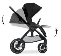 Carucior Hauck Walk N Care Air Set Black 2in1 (HK.125432) imaginea #5 — magazin online Desire.md