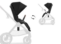Carucior Hauck Walk N Care Air Set Black 2in1 (HK.125432) imaginea #2 — magazin online Desire.md
