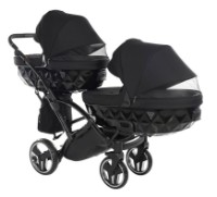 Carucior Junama Duo Slim Basic Black 01 (DUOBASIC01) imaginea #3 — magazin online Desire.md