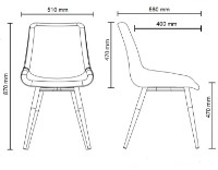 Scaun Новый стиль Nicole HN Soro-95 Grey imaginea #3 — magazin online Desire.md