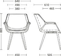 Scaun Новый стиль Vensan HN SORO-65 Purple imaginea #3 — magazin online Desire.md