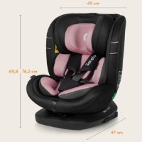 Детское автокресло Lionelo Bastiaan Isofix Pink Rose (LN.223147) фото №2 — интернет-магазин Desire.md