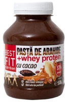 Supliment alimentar Best Fit Peanut Butter + Whey Protein Chocolate 500g