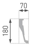 Плинтус потолочный Marbet B40 Energy фото №2 — интернет-магазин Desire.md