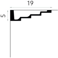 Плинтус потолочный Mardom Decor MDB130 фото №2 — интернет-магазин Desire.md