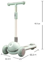 Marfă depreciată! Trotinetă 4Play New Force Green imaginea #5 — magazin online Desire.md