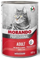 Hrană umedă pentru pisici Morando Professional Chunks Beef 405g