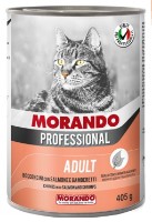 Hrană umedă pentru pisici Morando Professional Chunks Salmon & Shrimps 405g