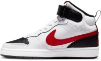 Ботинки детские Nike Court Borough Mid 2 Gs White/Black/University Red, s.36 фото №2 — интернет-магазин Desire.md