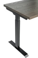 Masa de birou CUSTO FlexiDesk 120x70 Light Brown/Black (100.02.0033) imaginea #2 — magazin online Desire.md