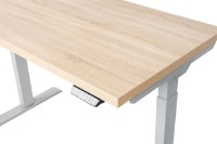 Письменный стол CUSTO FlexiDesk 120x70 Oak Sonoma/Light Grey (100.02.0053) фото №5 — интернет-магазин Desire.md