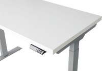 Masa de birou CUSTO FlexiDesk 120x70 White/Light Grey (100.02.0061) imaginea #3 — magazin online Desire.md