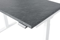 Письменный стол CUSTO FlexiDesk 180x70 Dark Grey Marble/White (100.02.0024) фото №2 — интернет-магазин Desire.md