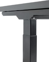Письменный стол CUSTO FlexiDesk 140x70 Dark Grey/Black (100.02.0026) фото №2 — интернет-магазин Desire.md