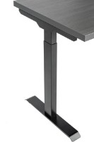 Письменный стол CUSTO FlexiDesk 160x70 Dark Grey/Black (100.02.0027) фото №5 — интернет-магазин Desire.md