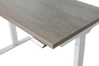 Masa de birou CUSTO FlexiDesk 140x70 Light Brown/Light Grey (100.02.0058) imaginea #4 — magazin online Desire.md