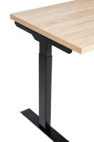 Письменный стол CUSTO FlexiDesk 180x70 Oak Sonoma/Black (100.02.0032) фото №4 — интернет-магазин Desire.md
