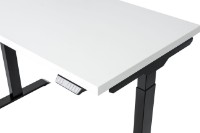 Письменный стол CUSTO FlexiDesk 180x70 White/Black (100.02.0040) фото №2 — интернет-магазин Desire.md