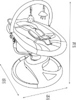 Электрические качели Momi Pearl Gray (BULE00014) фото №2 — интернет-магазин Desire.md