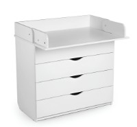 Детский комод Perna Mea HappyBaby Standart 800x920 Dsp White (BY.117060) фото №2 — интернет-магазин Desire.md