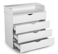 Детский комод Perna Mea HappyBaby Standart 800x920 Dsp White (BY.117060) фото №3 — интернет-магазин Desire.md