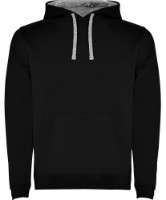 Hanorac pentru bărbați Roly Urban 1067 Black/Heather Grey, s.XL