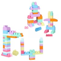 Set de construcție Play Toys Play Blox 107pcs Pastel (8699067003127) imaginea #3 — magazin online Desire.md