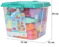 Set de construcție Play Toys Play Blox 107pcs Pastel (8699067003127) imaginea #2 — magazin online Desire.md