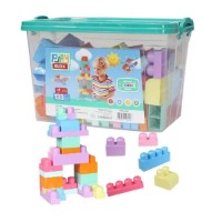Set de construcție Play Toys Play Blox 133pcs Pastel (8699067003158)