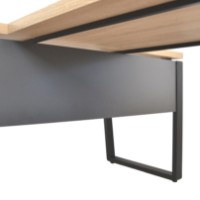 Poliţă suspendată Deco Fusion 100x68 Oak Sonoma/Black (T8B151068) imaginea #4 — magazin online Desire.md