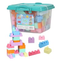 Set de construcție Play Toys Play Blox 56pcs Pastel (8699067003066)