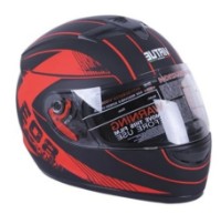 Cască pentru motocicletă Virtule MD-803 Matt Black/Orange, s.L