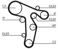 Curea de distribuție Continental CT1139WP6 imaginea #2 — magazin online Desire.md