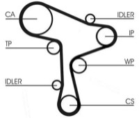 Curea de distribuție Continental CT1168WP3 imaginea #3 — magazin online Desire.md
