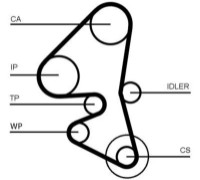 Curea de distribuție Continental CT1203K1 imaginea #3 — magazin online Desire.md