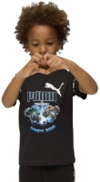 Tricou pentru copii Puma X Hot Wheels Graphic Puma Black, s.104 imaginea #3 — magazin online Desire.md