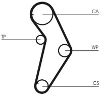 Curea de distribuție Continental CT927WP1 imaginea #2 — magazin online Desire.md