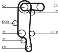 Curea de distribuție Continental CT957WP1 imaginea #2 — magazin online Desire.md