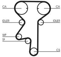 Curea de distribuție Continental CT975K3 imaginea #3 — magazin online Desire.md