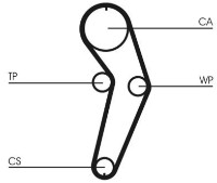 Curea de distribuție Continental CT988K2 imaginea #3 — magazin online Desire.md