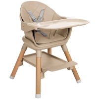 Scaun de masa Kikka Boo Woody Beige 2in1 2024 (KB.221824) imaginea #10 — magazin online Desire.md