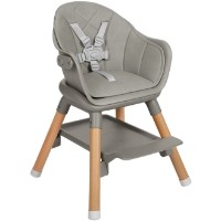 Scaun de masa Kikka Boo Woody Grey 2in1 2024 (KB.221823) imaginea #6 — magazin online Desire.md
