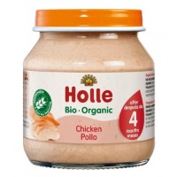 Piure pentru bebeluși Holle Bio Organic Chicken 4m+ 125g