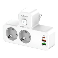 Adaptor de rețea Mopu Power Strip 2 Prize 2 USB (SE2337)